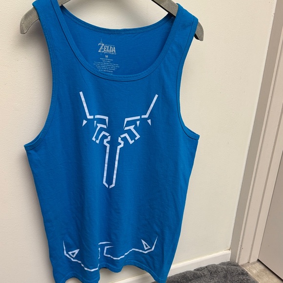 Blue Zelda Tank Top M - Picture 1 of 5